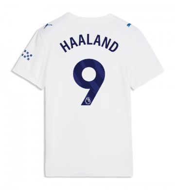 Manchester City Erling Haaland #9 Tredjetrøje Dame 2026-27 Kortærmet